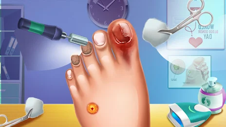 Foot Doctor ASMR Offline Games ဖန်သားပြင်ဓာတ်ပုံ 3