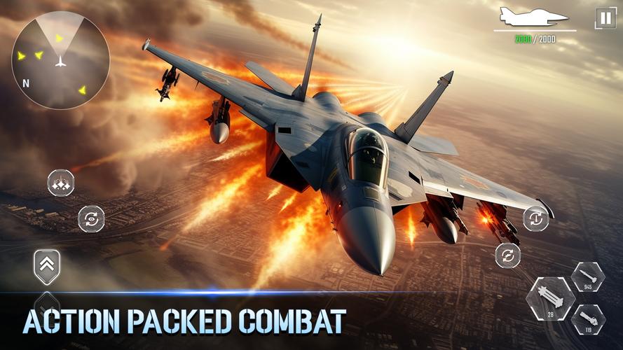 Aircraft Strike: Jet Fighter Captura de tela 0