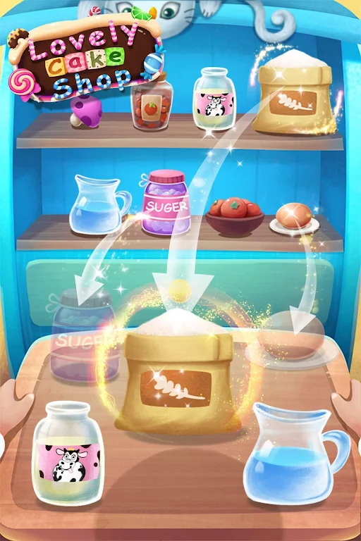 Lovely Cake Shop: Kids Game English Captura de pantalla 0