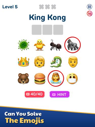 Emoji Quiz Captura de pantalla 3