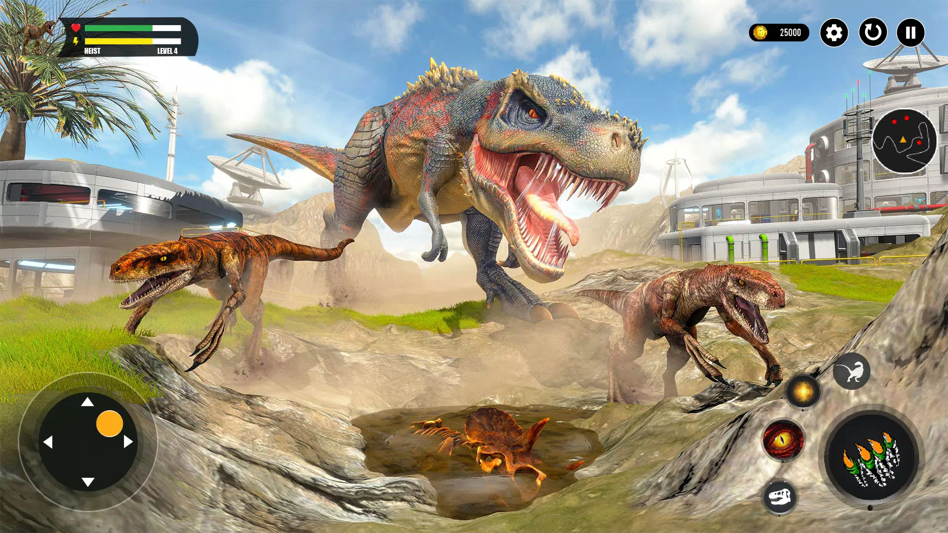 Real Dinosaur Simulator Games स्क्रीनशॉट 1