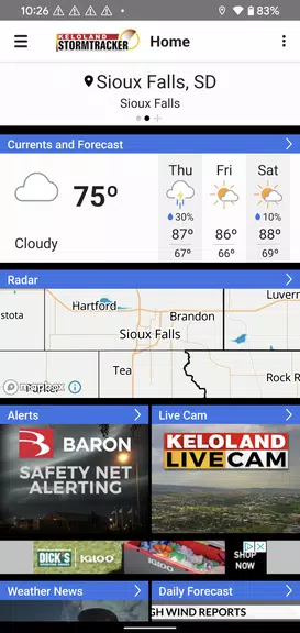 KELO Weather – South Dakota Schermafbeelding 1