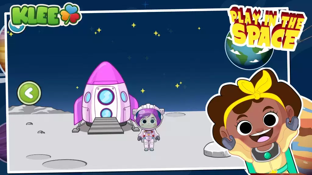 Play city SPACE Game for kids 螢幕截圖 2