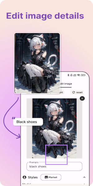 PixAI: AI Anime Art Generator ภาพหน้าจอ 1