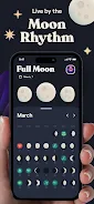 Schermata Moonly App: The Moon Calendar 0