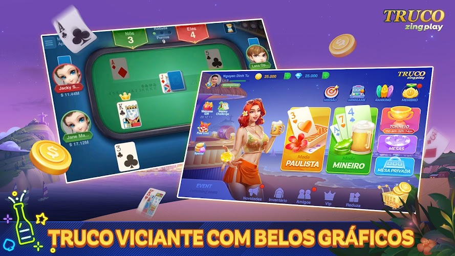 Truco ZingPlay: Jogo de cartas 螢幕截圖 2