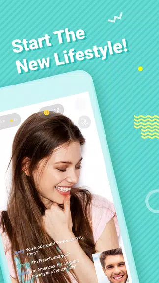 Meet – Talk to Strangers Using Random Video Chat Schermafbeelding 1