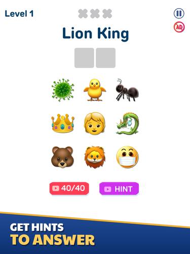 Emoji Quiz Captura de pantalla 1