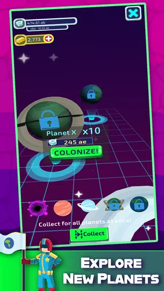 Milky Way Miner: Alien Worlds स्क्रीनशॉट 3