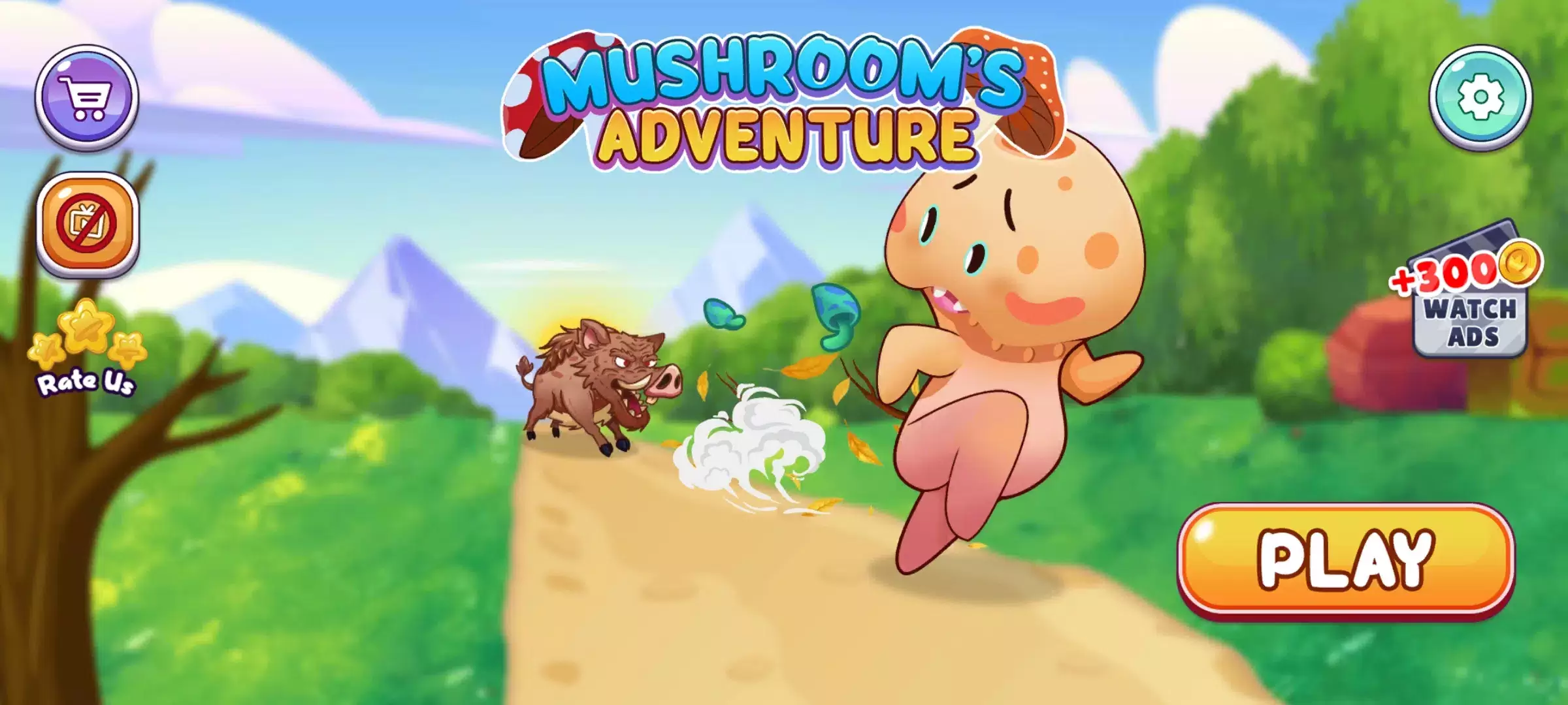 Mushroom war: Jungle Adventure Zrzut ekranu 0