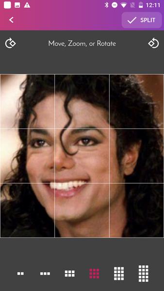 PhotoSplit Grid Maker Скриншот 3