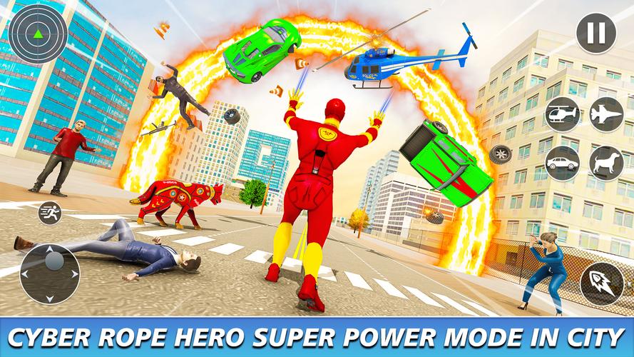 Cyber Rope Hero 螢幕截圖 2