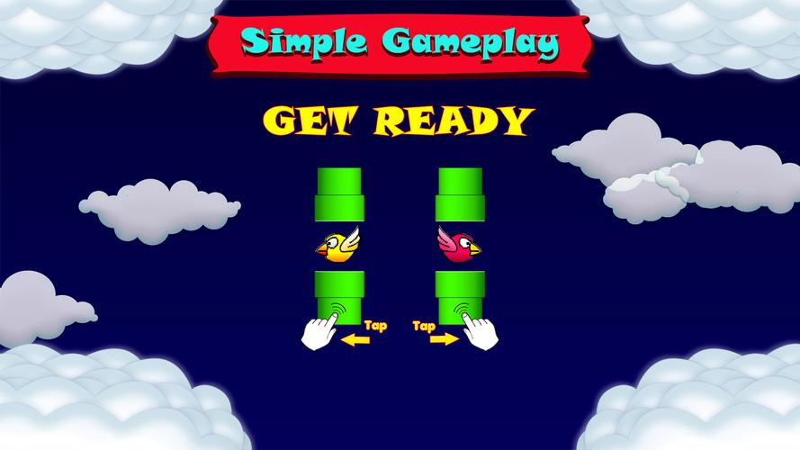 Fun Birds Game - Two players Скриншот 3