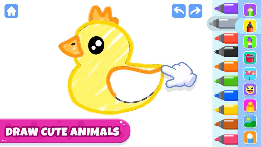 Drawing Games: Paint And Color Captura de pantalla 1