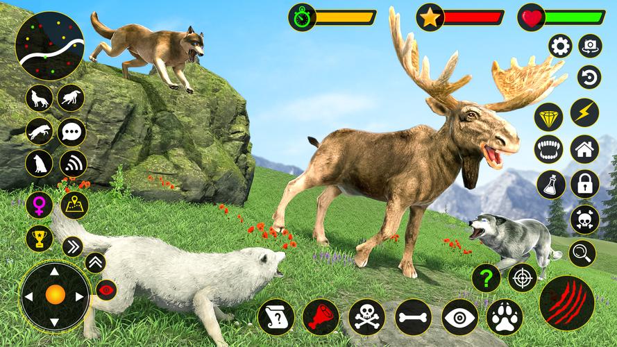 The Wolf Simulator: Wild Game Скриншот 2