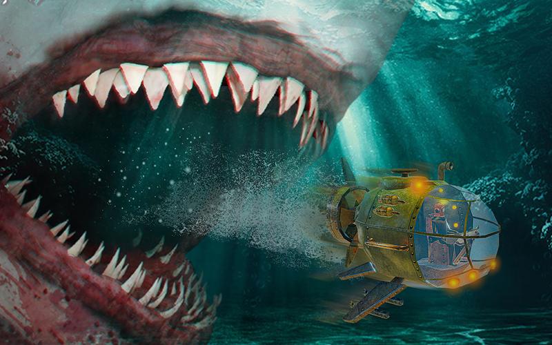 Megalodon shark fish eater应用截图第0张