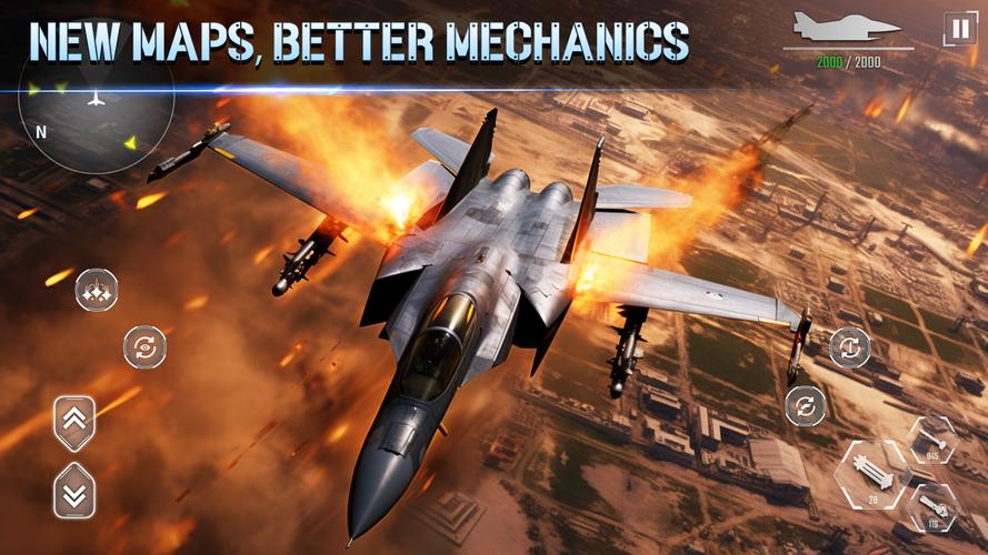 Aircraft Strike: Jet Fighter Captura de tela 3