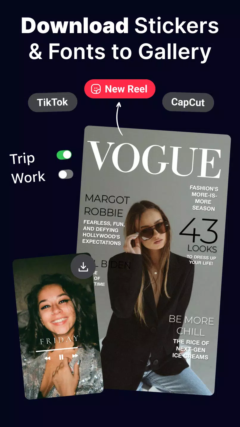 Fonts & Stickers. Add text 스크린샷 0