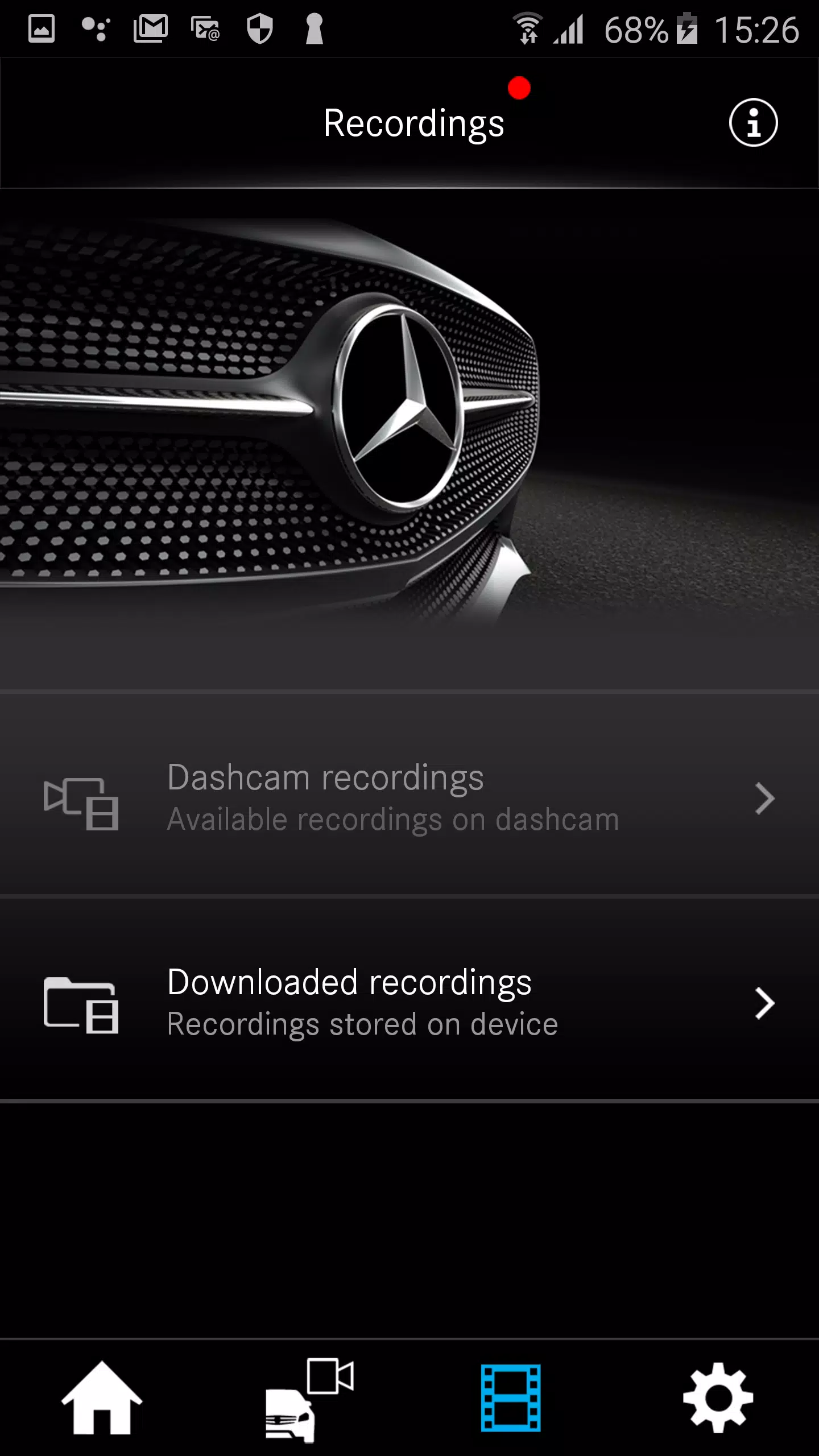 Mercedes-Benz Dashcam应用截图第1张