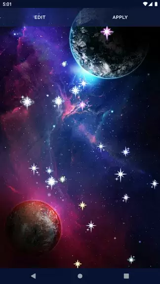 Galaxy Universe Live Wallpaper Screenshot 3