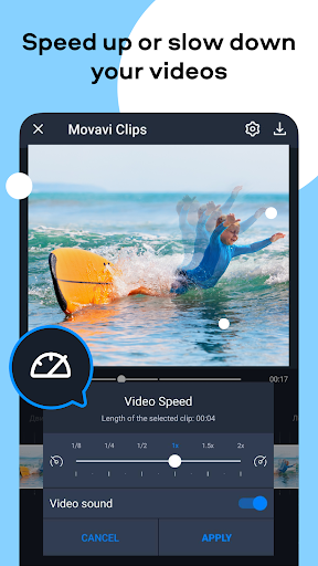 Movavi Clips Video Editor ဖန်သားပြင်ဓာတ်ပုံ 2