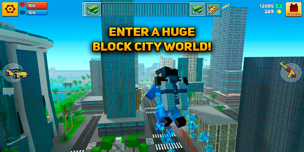 Block City Wars: Pixel Shooter Ảnh chụp màn hình 1