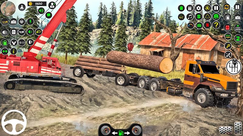 Snow Mud Truck Runner Offroad スクリーンショット 0