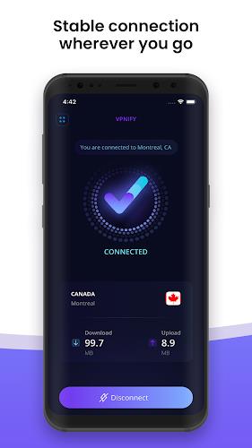 vpnify - Unlimited VPN Proxy ภาพหน้าจอ 2