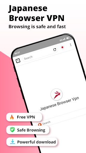 Japanese Browser Vpn: Private Zrzut ekranu 0