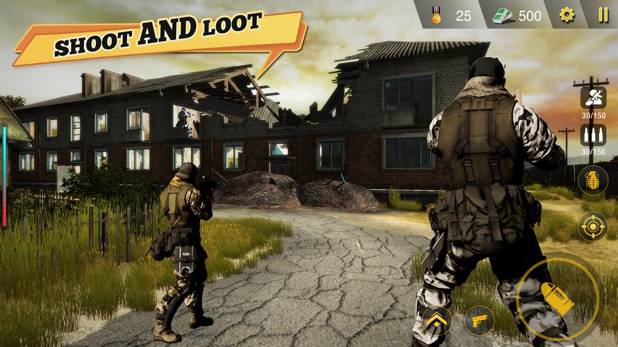 FPS Commando Gun Shooting Game ภาพหน้าจอ 1