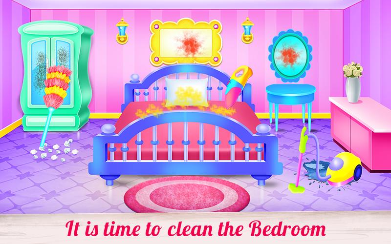 Doll House Cleaning Decoration স্ক্রিনশট 0