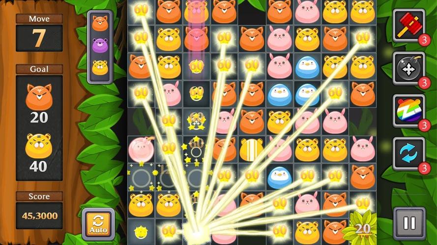 Jungle Match Puzzle Schermafbeelding 0