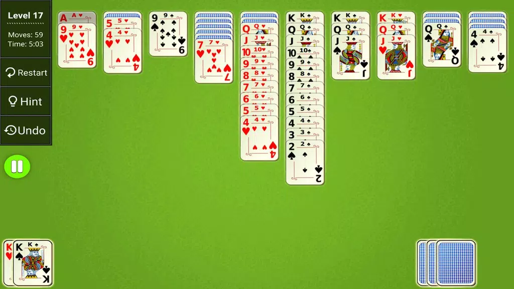 Spider Solitaire Epic 螢幕截圖 2