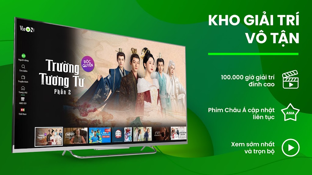 VieON for Android TV Ekran Görüntüsü 1
