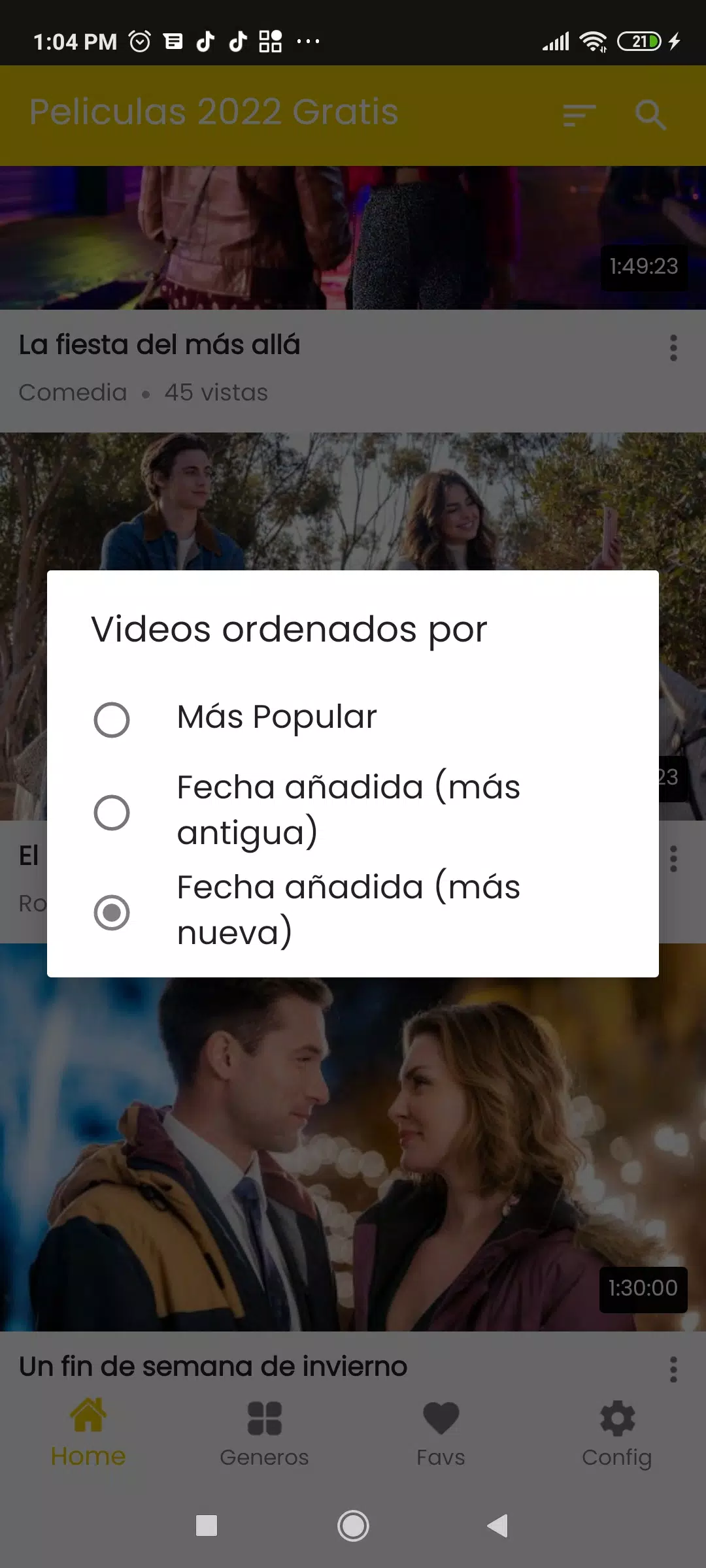 Pelismart Peliculas en Estreno Capture d'écran 0