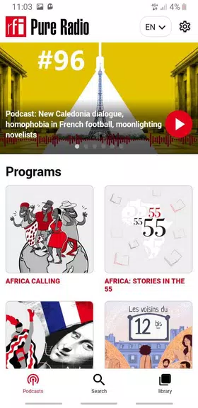 RFI Pure Radio - Podcasts 螢幕截圖 0