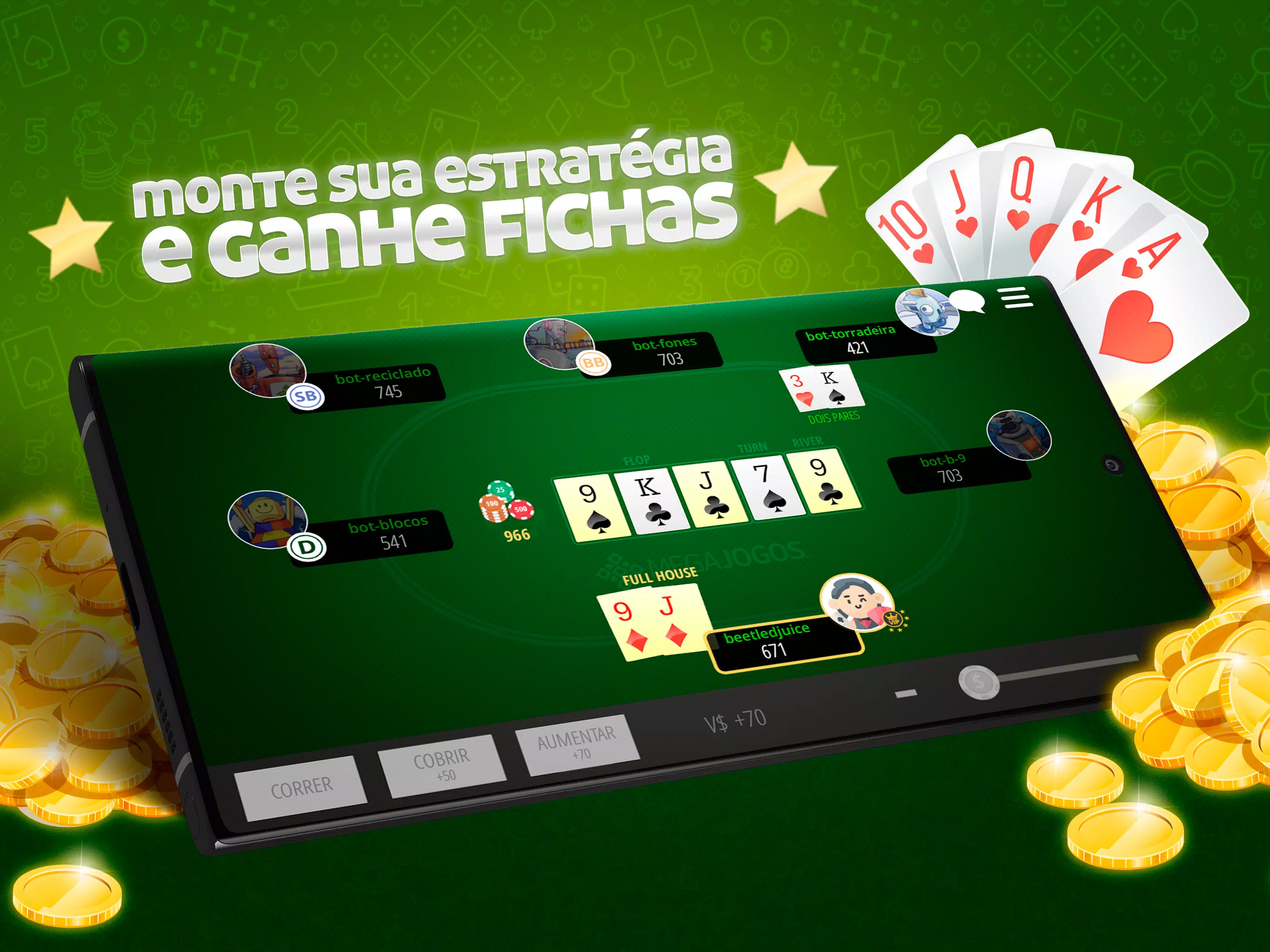 Poker Texas Hold'em Online Captura de pantalla 3