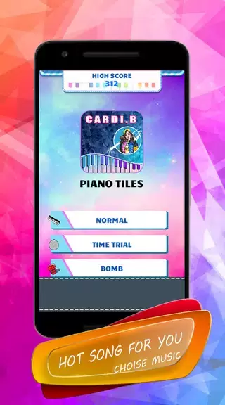 Cardi B - Piano Tiles 螢幕截圖 1