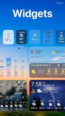 Weather & Widget - Weawow स्क्रीनशॉट 2