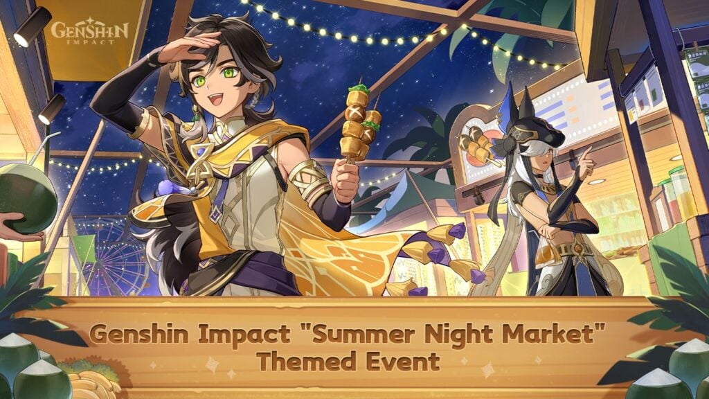 探索Genshin Impact Summer Night Market活動中的神秘門