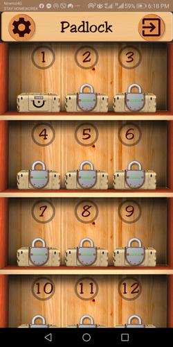 Open The Lock(padlock puzzle) 螢幕截圖 0