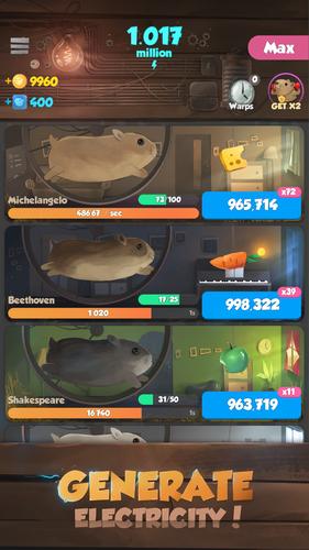 Hamsters: Idle Game Tangkapan skrin 1