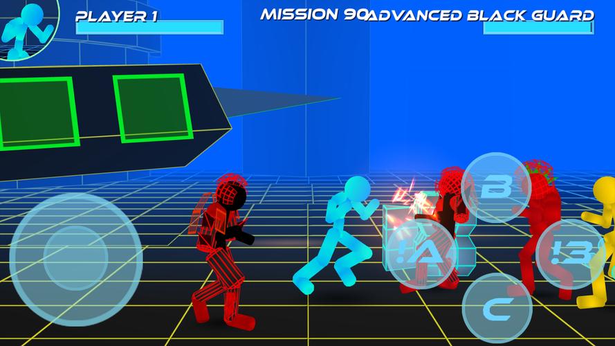 Stickman Neon Street Fighting ဖန်သားပြင်ဓာတ်ပုံ 3