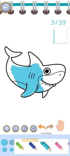 Baby Shark Coloring Book 螢幕截圖 0