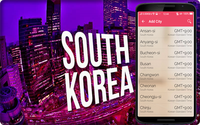 South Korea time 螢幕截圖 1