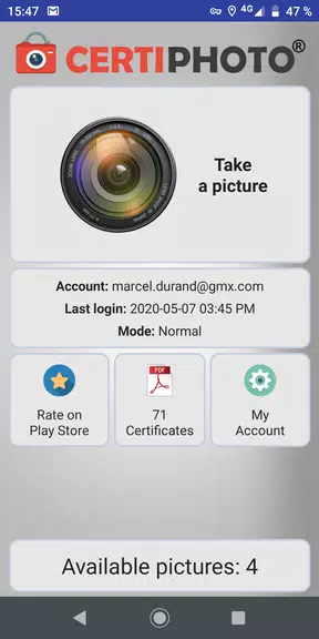 CertiPhoto 螢幕截圖 0