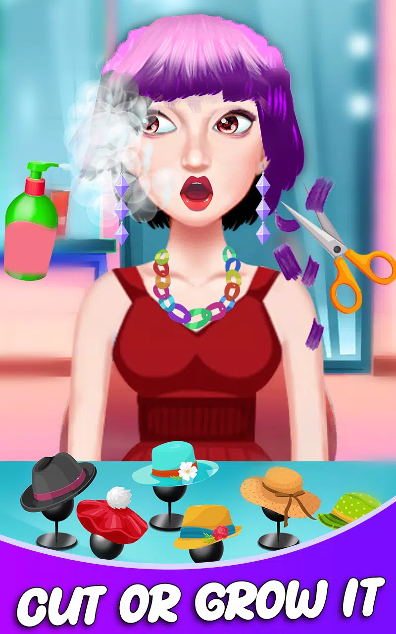 Fashion Girls Hair Salon Games 螢幕截圖 2