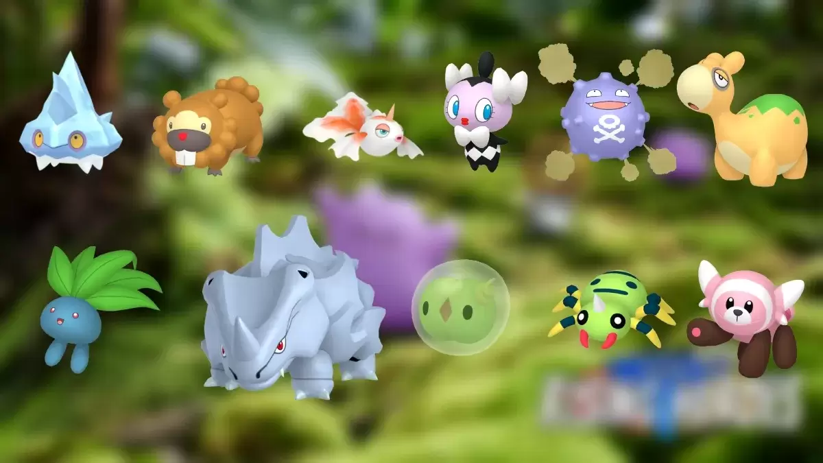 Pokemon တွင် Ditto အားလုံးသည် Rhyhorn,