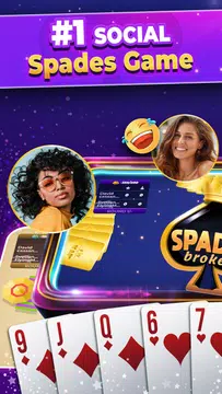 VIP Spades - Online Card Game Schermafbeelding 1