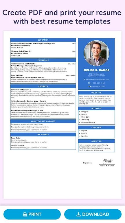 CV Maker, Resume Builder - PDF Ảnh chụp màn hình 0